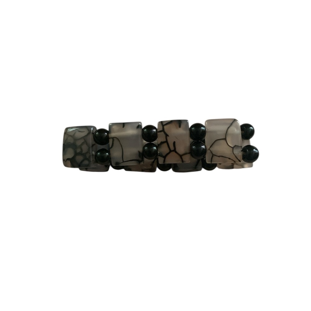 Dragon stone Agate and Onyx Braclet